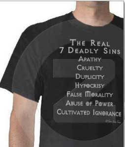 the real 7 deadly sins