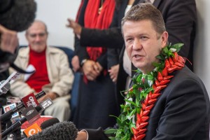 David Cunliffe launches his Labour leadership campaign. New Lynn, Auckland, August 26, 2013. Image Greg Presland.