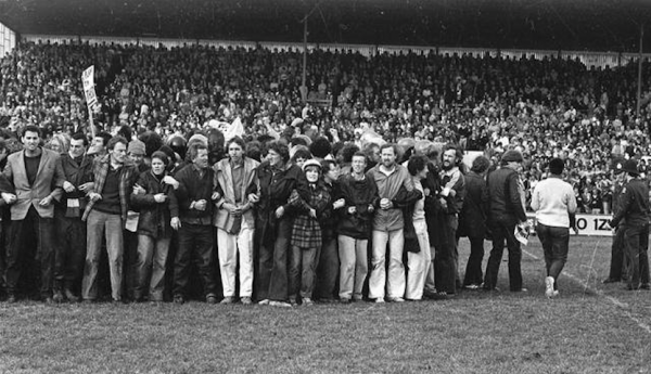 HART-Protesters-Rugby Park Hamilton - 1981