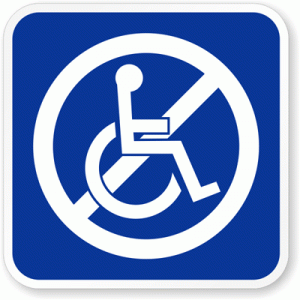 No-Handicap-Symbol-Sign-K-6255