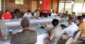 The La'o Hamutuk and HAK Association make their case before the media law parliamentary committee in Dili this month. Photo: La'o Hamutuk.