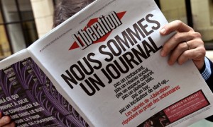 Libération ... "we are a newspaper". 