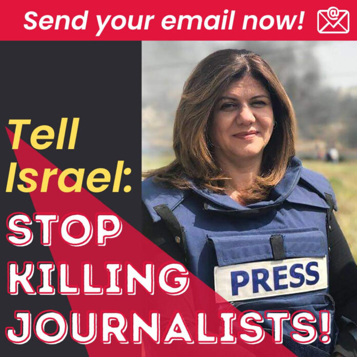 Apartheid Israel memimpin dunia dalam membunuh jurnalis