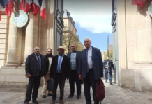 Some members of the Kanaky delegation in Paris