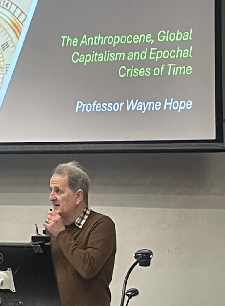 The Liberal Agenda – Professor Wayne Hope: Guest Auckland University Sociology Lecture on the Anthropocene, Global Capitalism & Epochal Crises of Time
