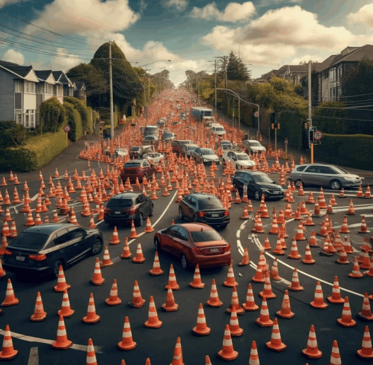 National weaponised our impatience with orange cones but it’s really hatred towards the working classes