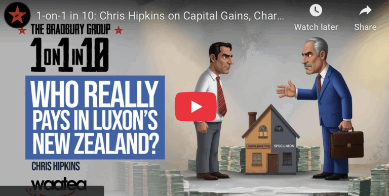 1-on-1 in 10: Chris Hipkins on Capital Gains, Charter Schools & a Broken NZ
