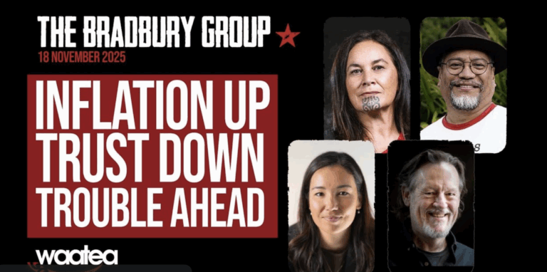 The Bradbury Group with Debbie Ngarewa-Packer + ‘Q’ + Simon Wilson + Teanau Tuiono