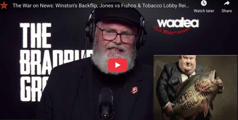 The War on News: Winston’s backflip, Jones vs Fishos & tobacco lobby reigns