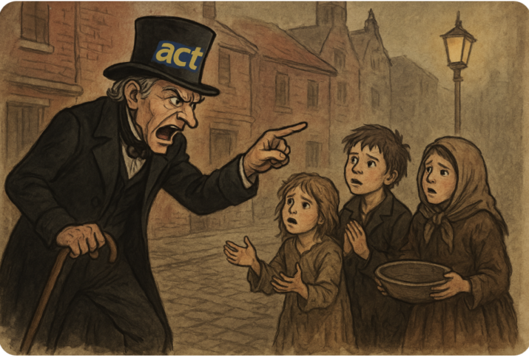 How cruel can Ebenezer Seymour get by tying school lunches to attendance?