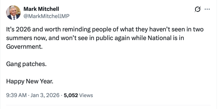 Mark Mitchell & National believes hiding crime is better than actually solving it