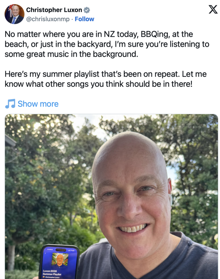 Luxon’s real hard core Christian music playlist