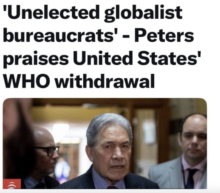 Matua Winston double down on going full cooker over WHO Conspiracy