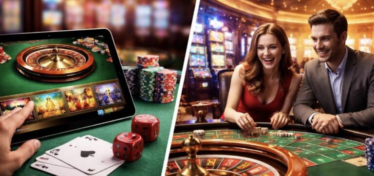Comparing online casinos and land-based venues in user experience
