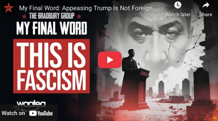 My Final Word: Appeasing Trump Is Not Foreign Policy