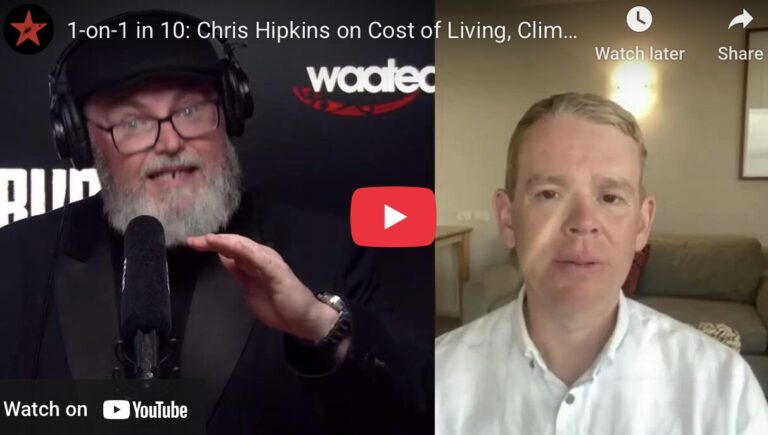 1-on-1 in 10: Chris Hipkins on Cost of Living, Climate Cuts & NZF’s Culture War