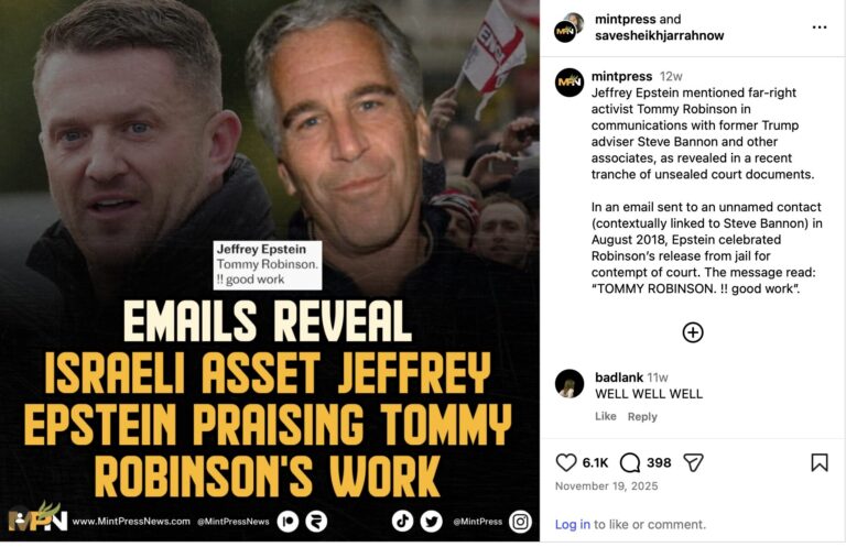 Epstein and Zionism