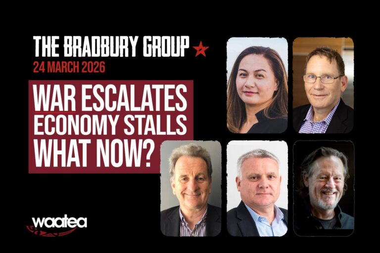 The Bradbury Group with Green Party co-leader Marama Davidson, Westpac Chief Economist Kelly Eckhold + the Political Panel with Matthew Hooton, Simon Wilson and Professor Wayne Hope