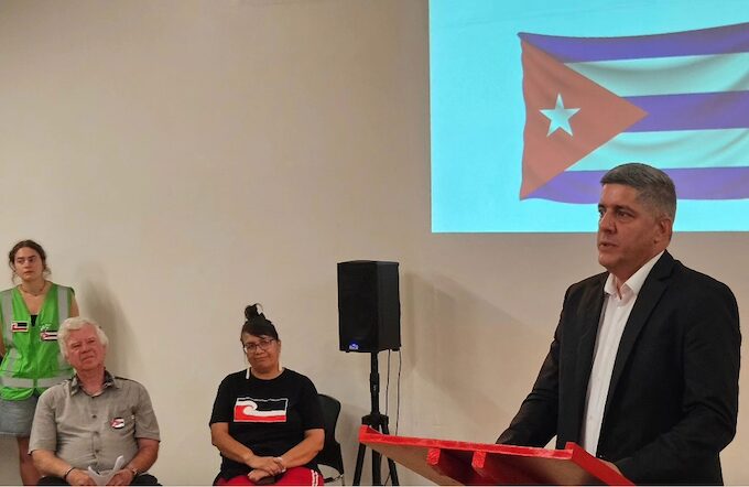 Cuban Ambassador Luis Morejón Rodríguez speaks about the US fuel blockade