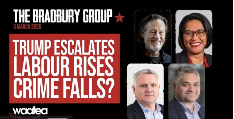 The Bradbury Group with Barbara Edmonds + Matthew Hooton, Simon Wilson and Matthew Tukaki political panel