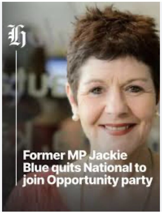 TOP appointing former National MP Jacqui Blue is a master stroke