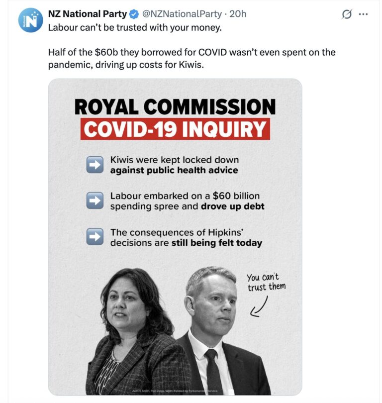 National are lying to you about Covid review so why trust their next Kangaroo Court?