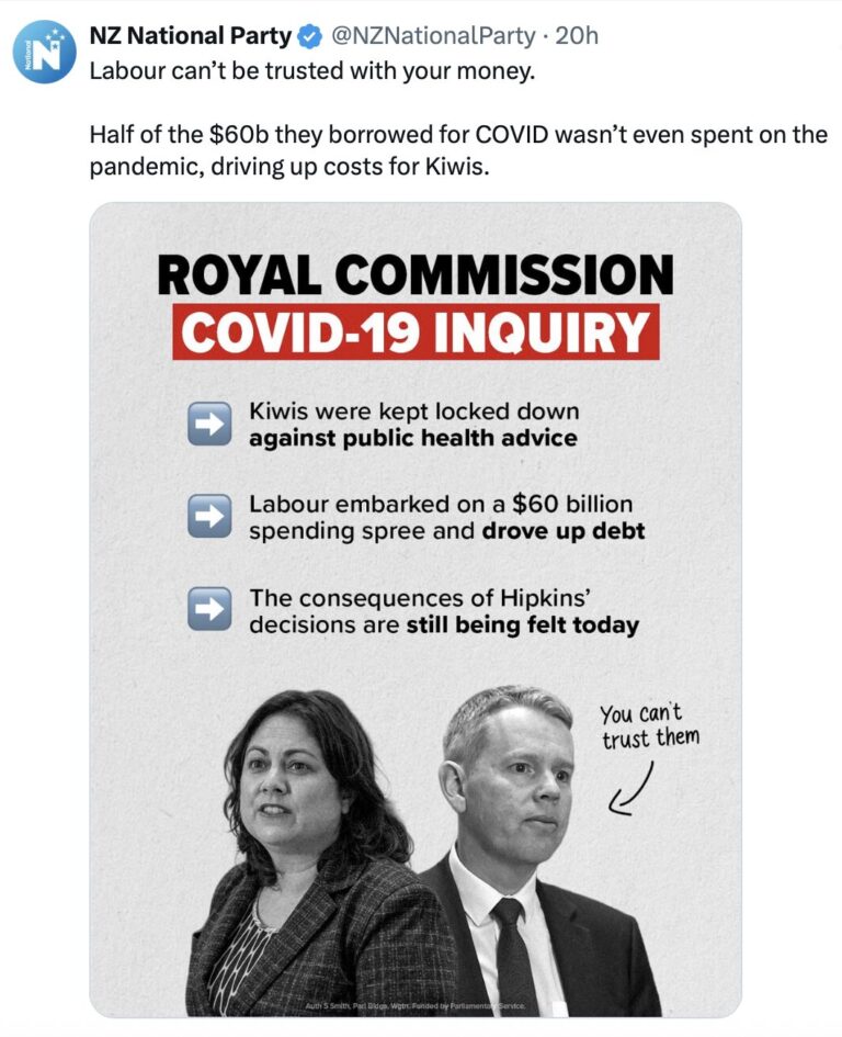 National are lying to you about Covid review so why trust their next Kangaroo Court?