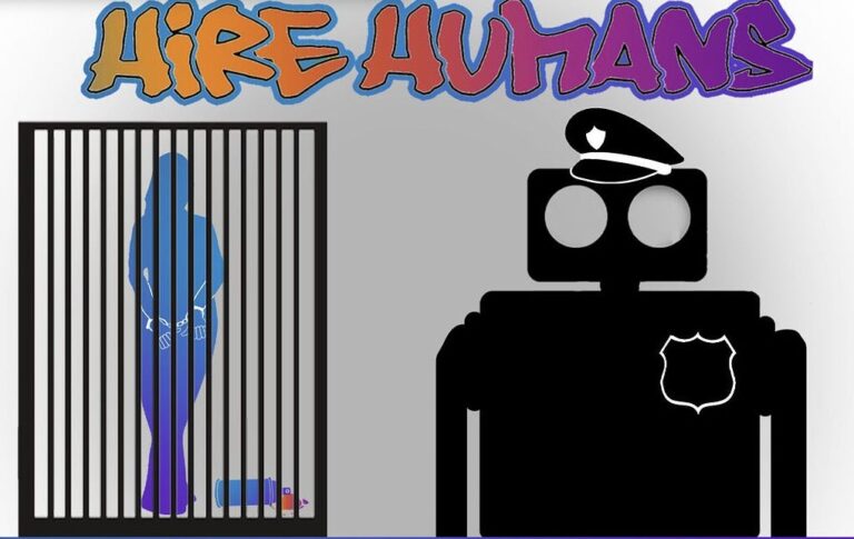 GUEST BLOG: Talk Liberation – It’s Begun: “Hire Humans” Graffitied On Burger King AI Drive-Thru