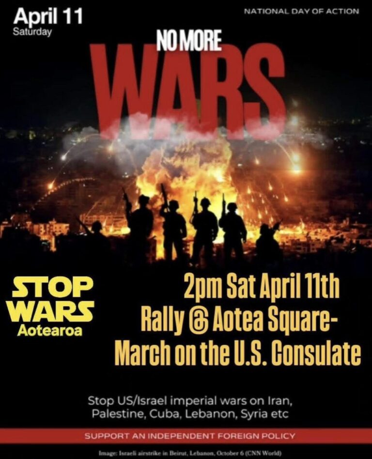The Liberal Agenda – Anti-War Protest April 11th