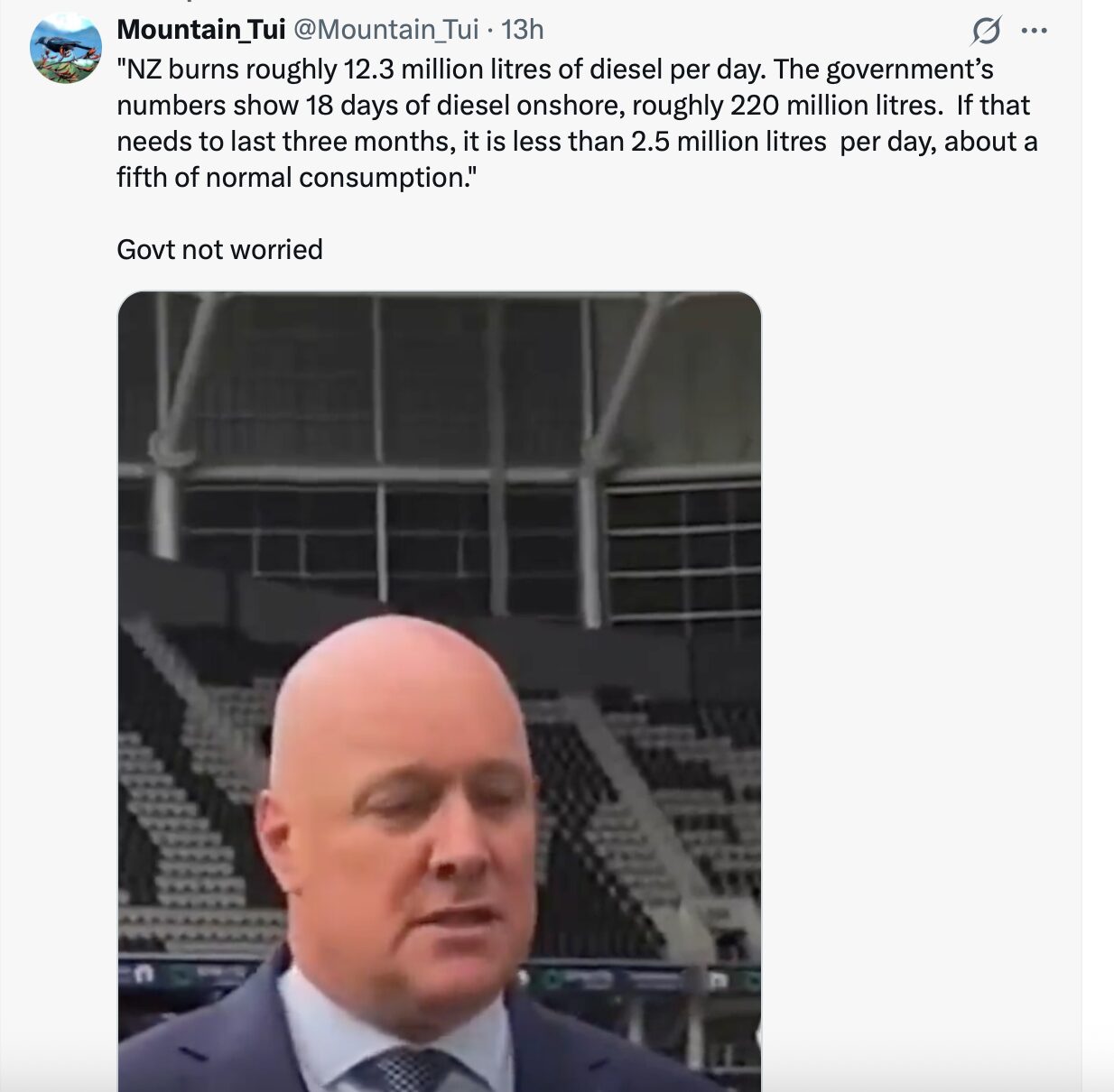 NZ fuel crisis Iran war Strait of Hormuz oil supply.