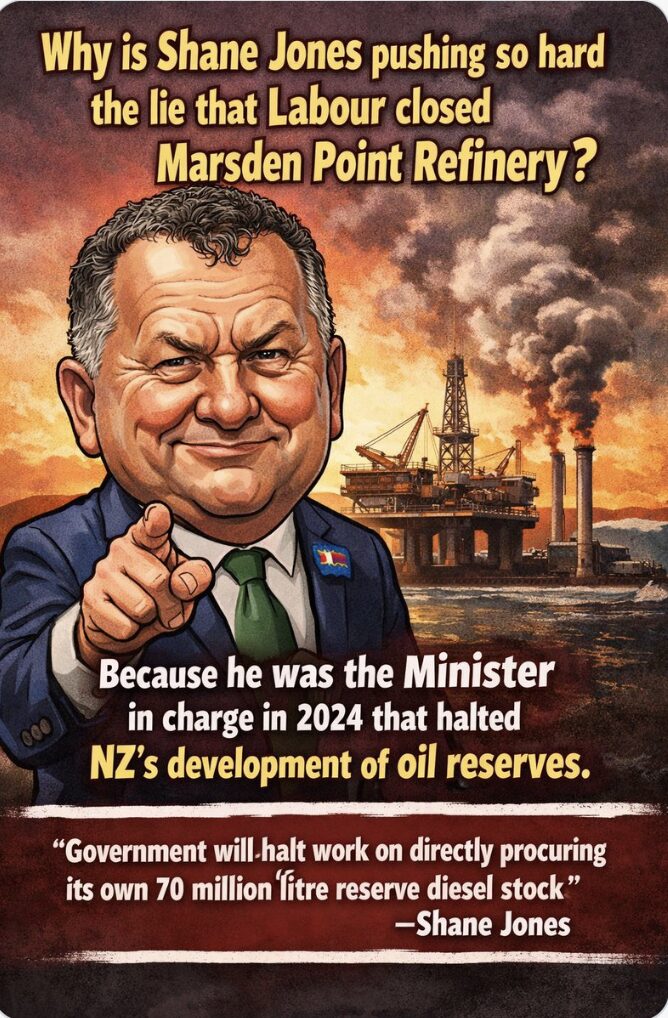 NZFirst have to lie about Marsden Point to gloss over their inaction