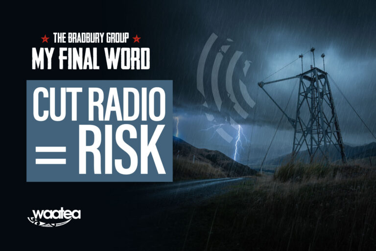 My Final Word clip: Iwi Radio Cuts Could Cost Lives — And Silence Māori Voices