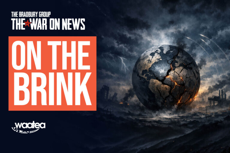 The War on News: Trump’s War Crime Threat, Iran Escalation & NZ’s Culture War Distraction