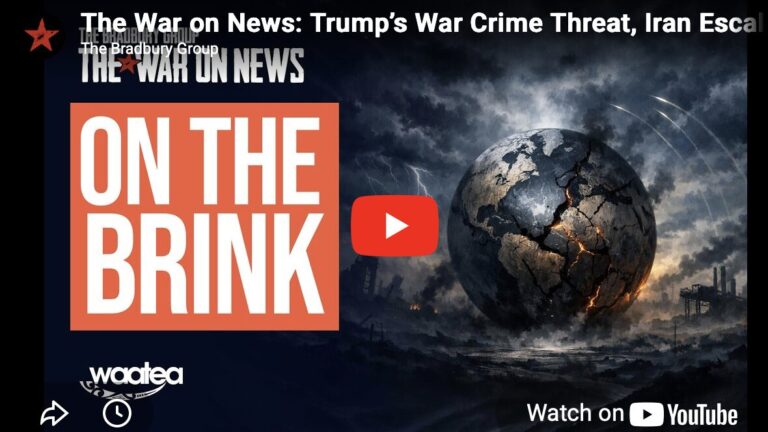 The War on News: Trump’s War Crime Threat, Iran Escalation & NZ’s Culture War Distraction