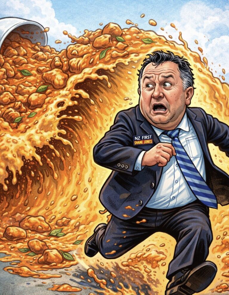 Shane plays to petty ‘tsunami of butter chicken’ bigotry while Labour defines the real issues behind free trade deals