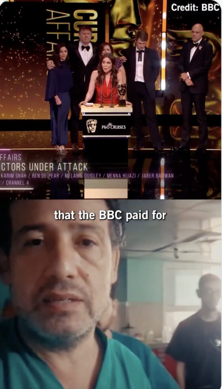 BBC shamed by their own pro Zionism at Baftas