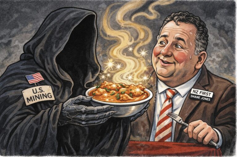 Why trust Matua Shane Jones meeting Trump’s Mining Nazgul?