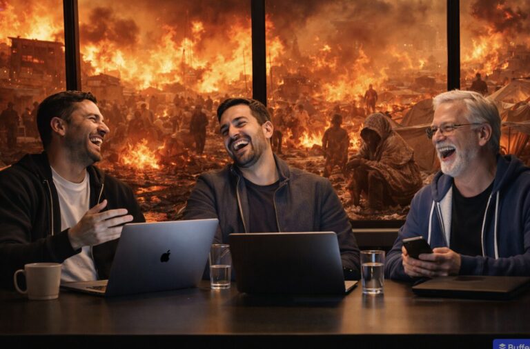 1.2billion suffering mental health disorders as planet burns and AI Tech Bros gut jobs