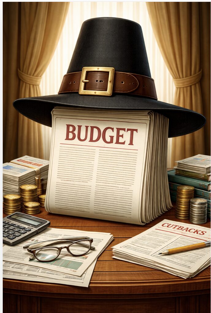 WAATEA NEWS COLUMN – The Puritan Budget