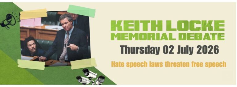 Keith Locke Memorial Debate 2026