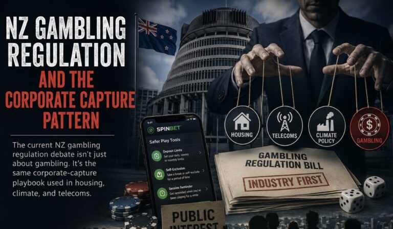 How New Zealand’s Gambling Regulation Debate Reflects the Broader Fight Against Corporate Capture