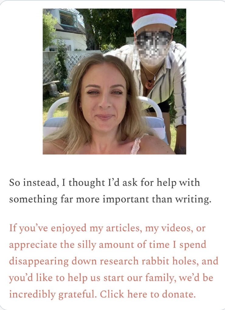 Ummm Ani O’Brien takes givealittle to new lengths