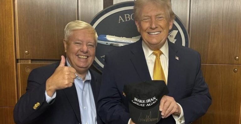 Lindsey Graham was a blood thirsty war monger, only psychopaths would weep his death