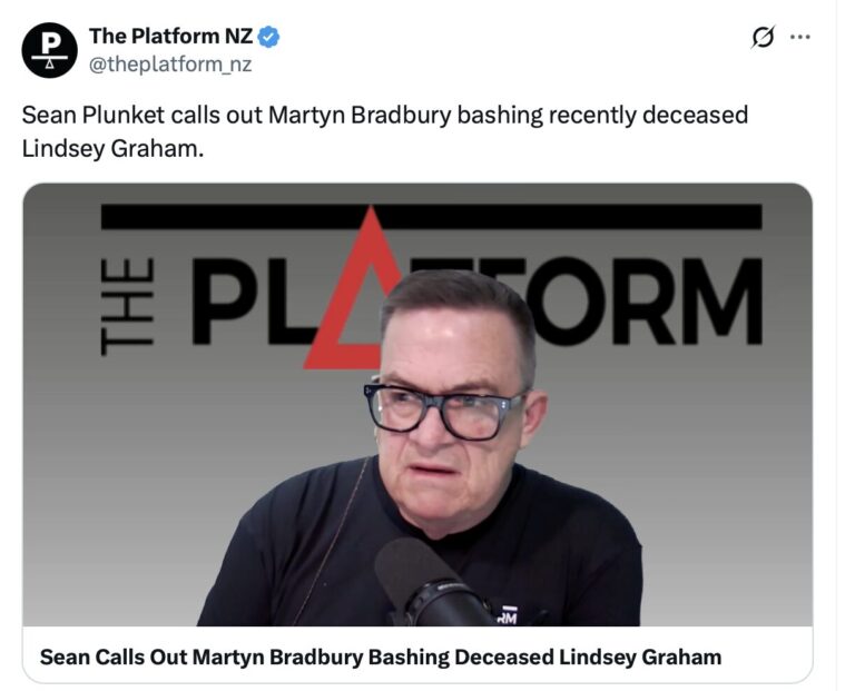 MEDIAWATCH: Sean Plunket fanned the Shane Jones attack on Sam Neill but is criticising ME for not weeping over a war monger?