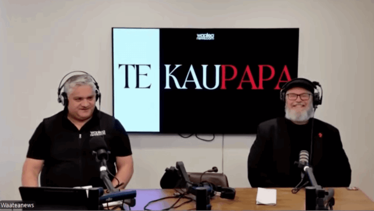 Waatea’s Weekend Political Podcast Te Kaupapa – with Kerrin Leoni, Tania Waikato and Te Pūoho Kātene alongside Martyn “Bomber” Bradbury